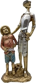 MORIN Images | Decorative Figure | Sculpture Quixote And Sancho 25 cm | Resin Hand Painted
