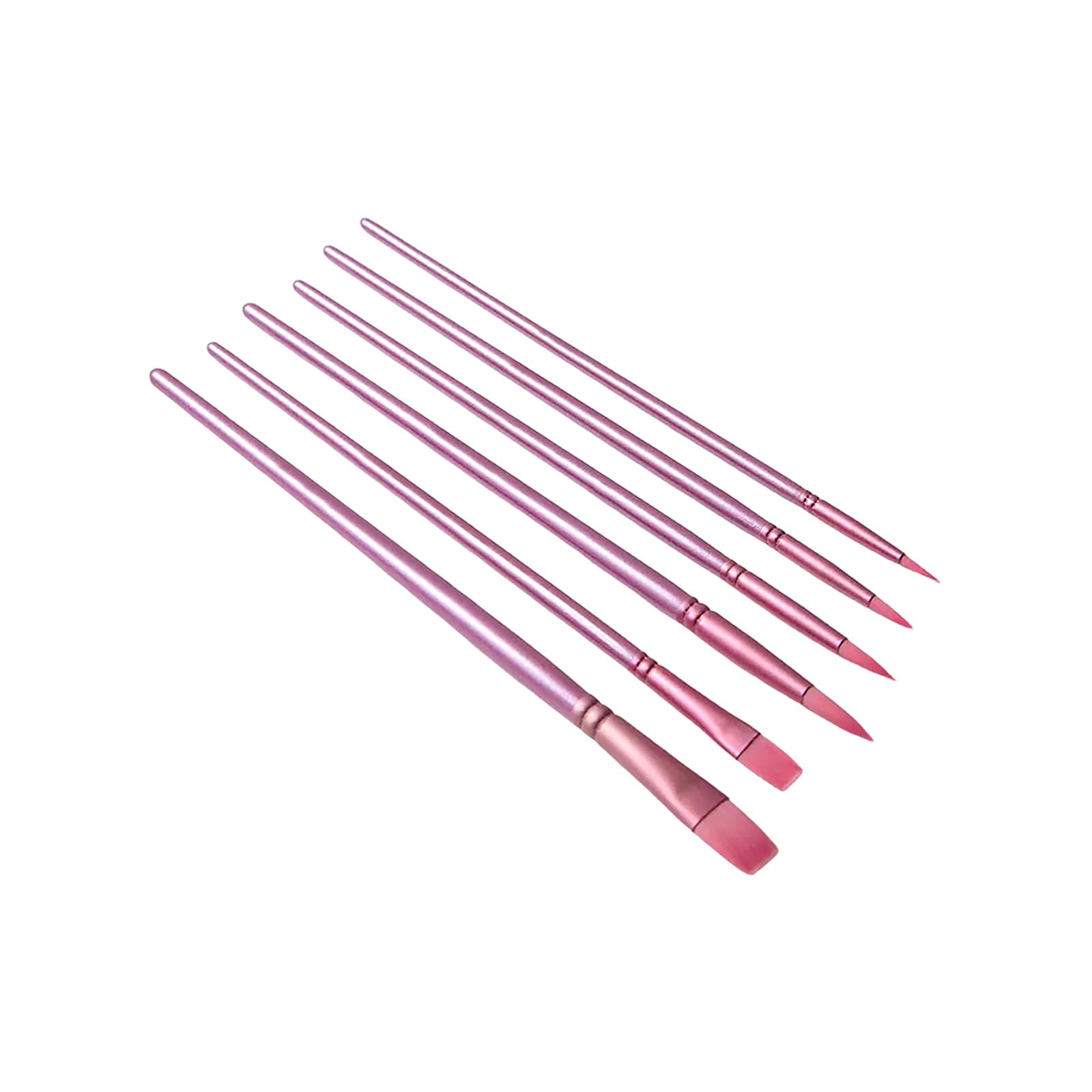 Aqvjd C Of Artist Paintbrush For Anvas Fabri Wood Project With Nylon Bristles Nonslip Handle Paint Brushes Assorted Size Nylon Paint Brushes Art