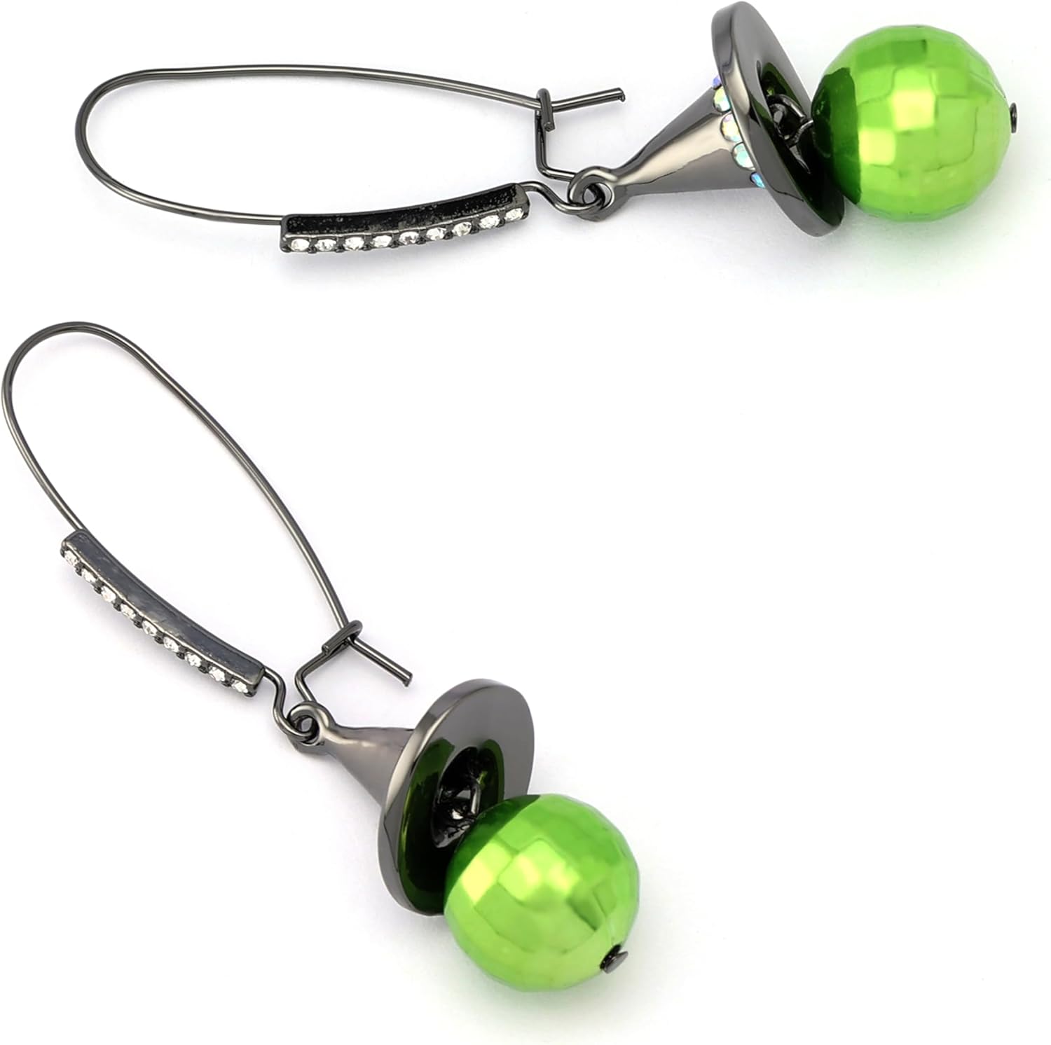Betsey Johnson Women's Witch Hat Disco Ball Dangle Earrings