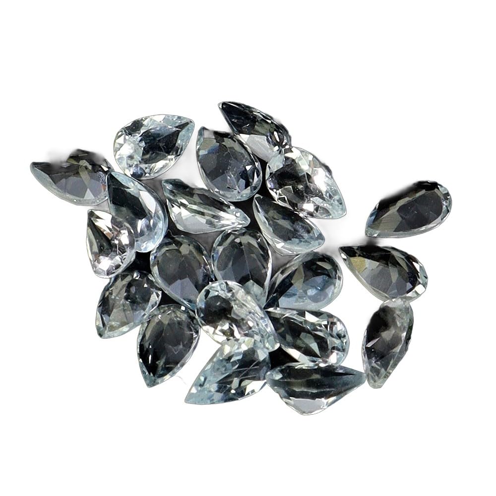 Akwamaryny kamienie naturalne 23 sztuki IF-VVS 4.25ct