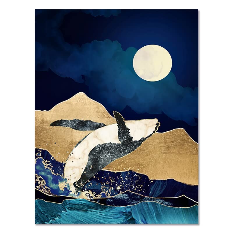 抽象画 クジラのキャンバスアート 約20cm x 25cm 抽象画 クジラのキャンバスアート 約20cm x 25cm 抽象画 クジラ