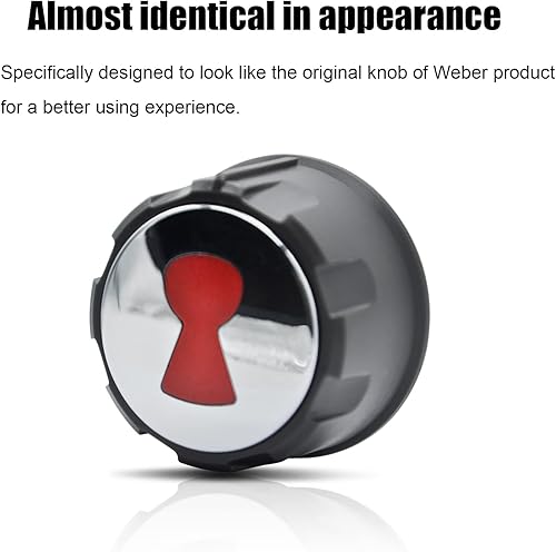 Miniatura 3 de Perillas de control de parrilla 69893, pomos de control de gas de repuesto para Weber E-Spirit serie 310320330 con quemador de control montado en la