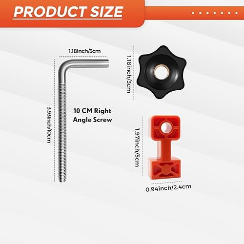Miniatura 7 de Relitec R Cuadrados de posicionamiento de 90 grados abrazadera de esquina herramienta cuadrada de sujeción en ángulo recto cuadrados de carpintería