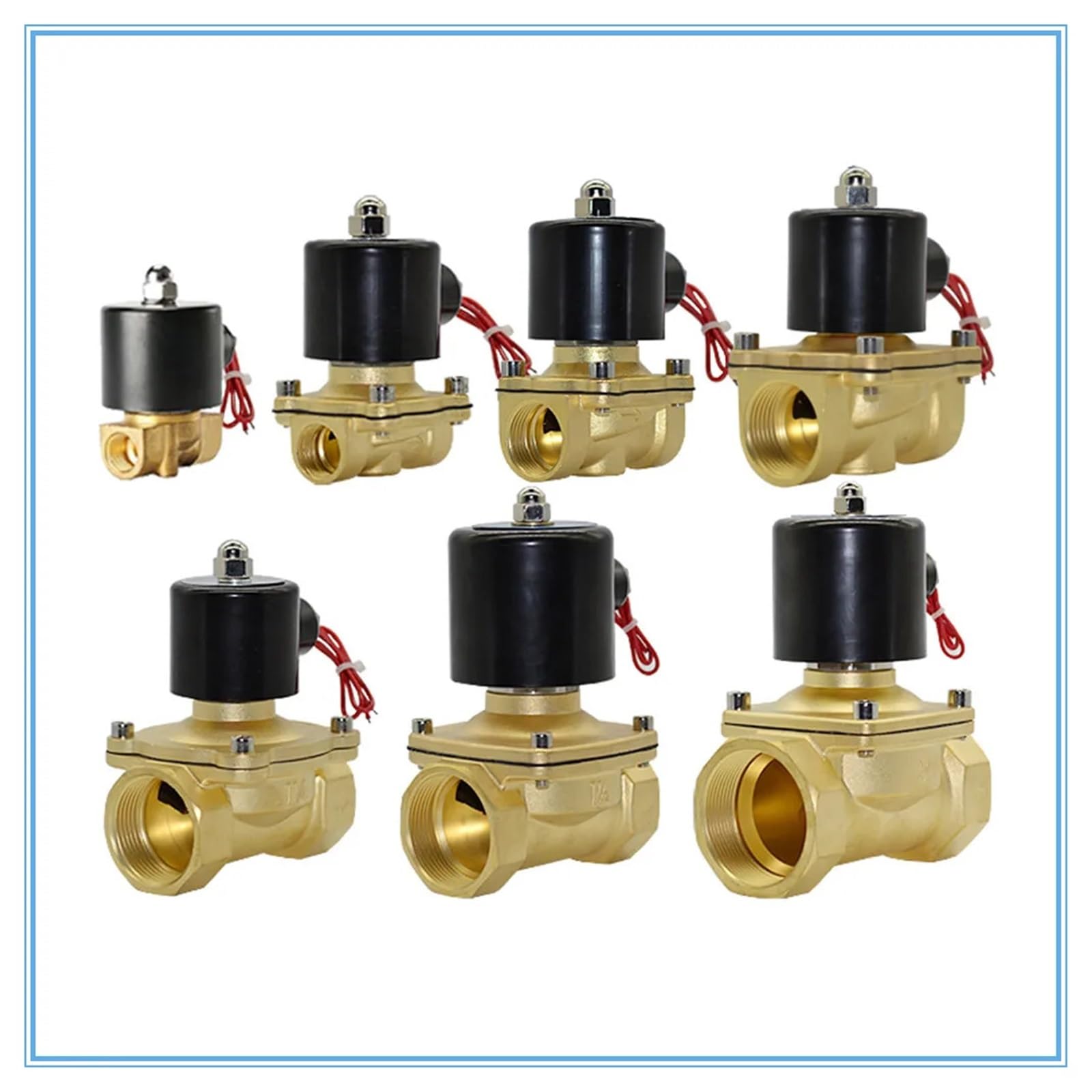 Électrovanne électrique DN20 pour stopper fuites air et eau