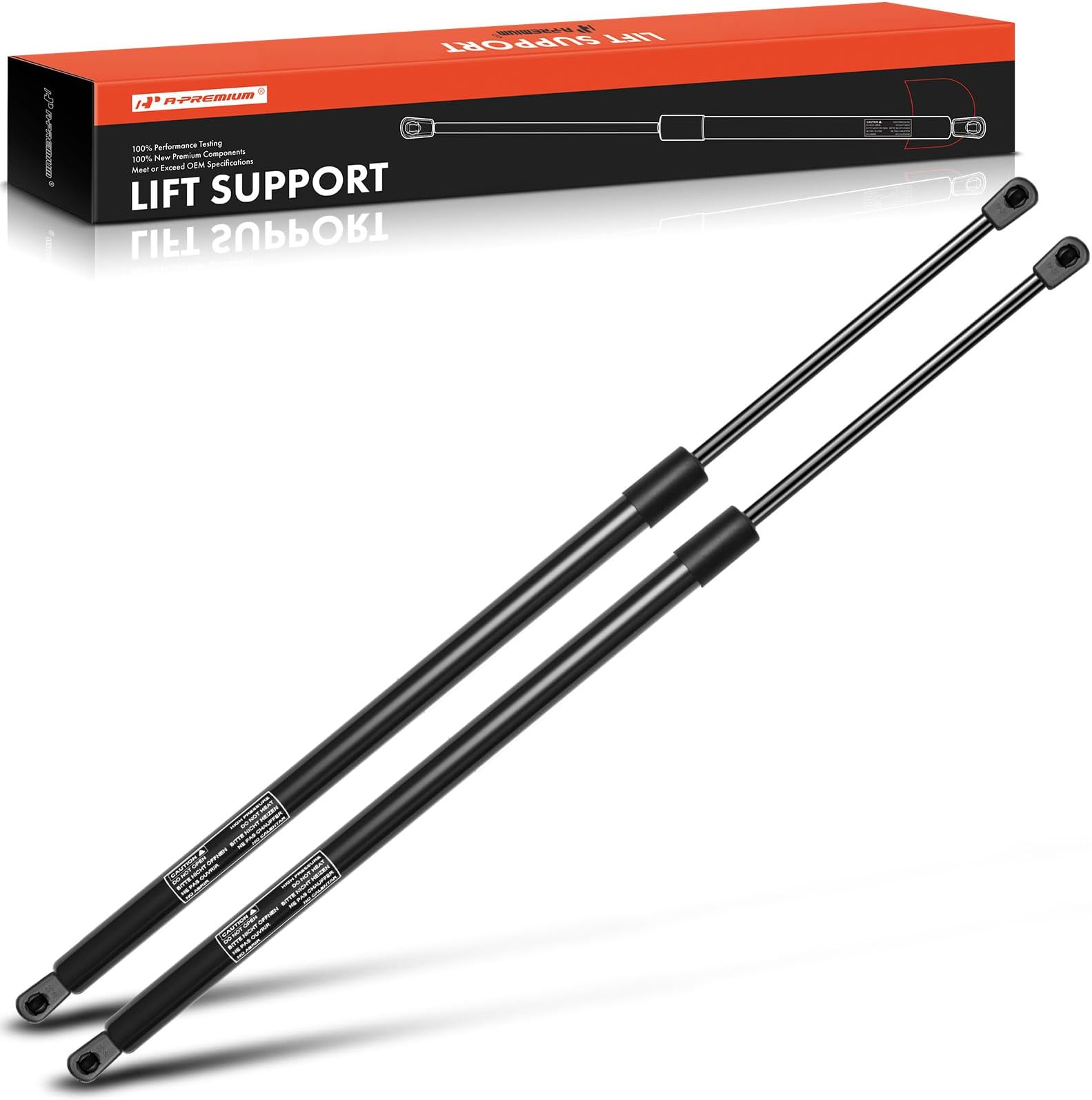 Tailgate Rear Liftgate Lift Supports Shock Struts Compatible with Select Hummer Models - H2 2003-2009 Sport Utility exclude H2T SUT Model - Replace# 15230038, 15171696(2PC Set)