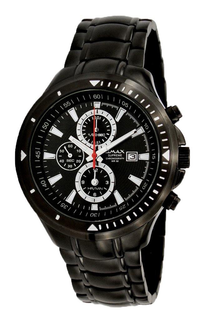 OMAXStainless Steel Chronograph Watch for Men (MONTRES S.A. - A Swiss Watch Company) ... �