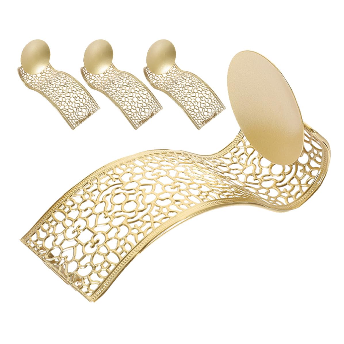 Candelabros colgantes de pared de hierro dorados para decoración multipropósito del hogar