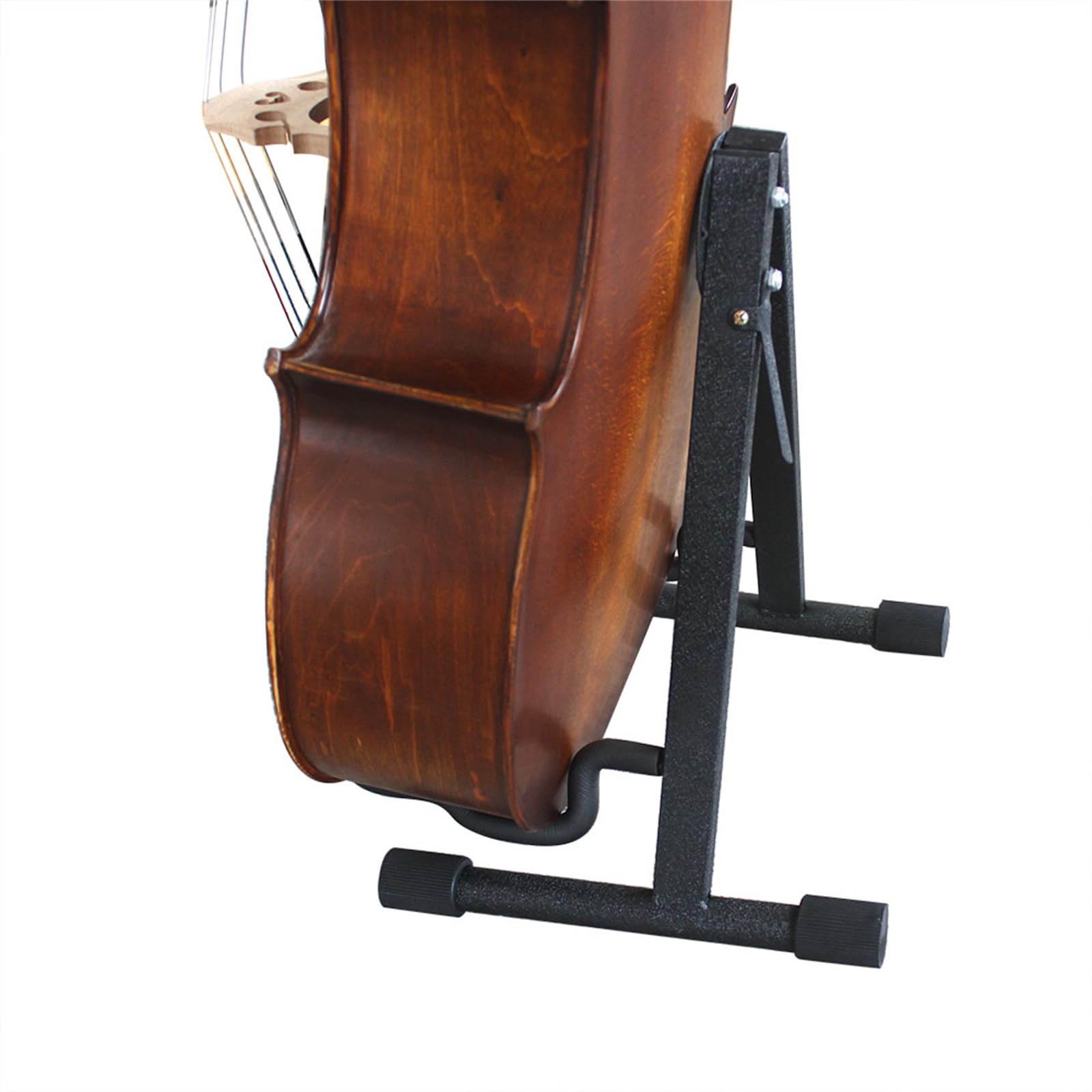 Soporte de violonchelo ajustable, soporte de exhibición de violonchelo ligero, soporte para instrumento de cuerda portátil