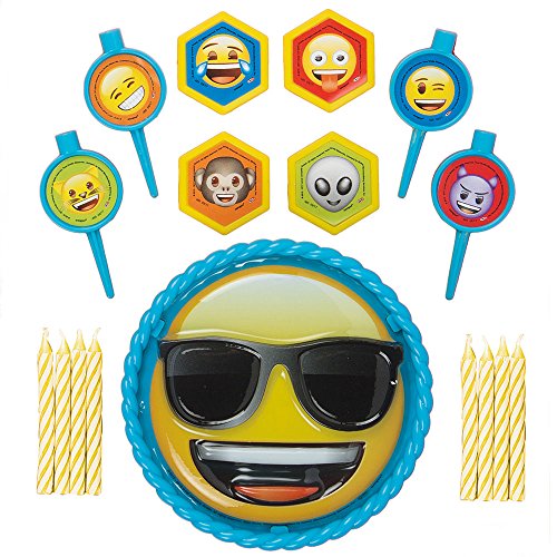 Emoji Cake Candles - Photo On A Cake