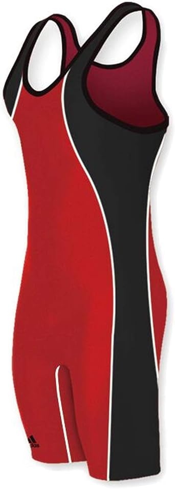 adidas Men's Wide Panel Singlet Wrestling