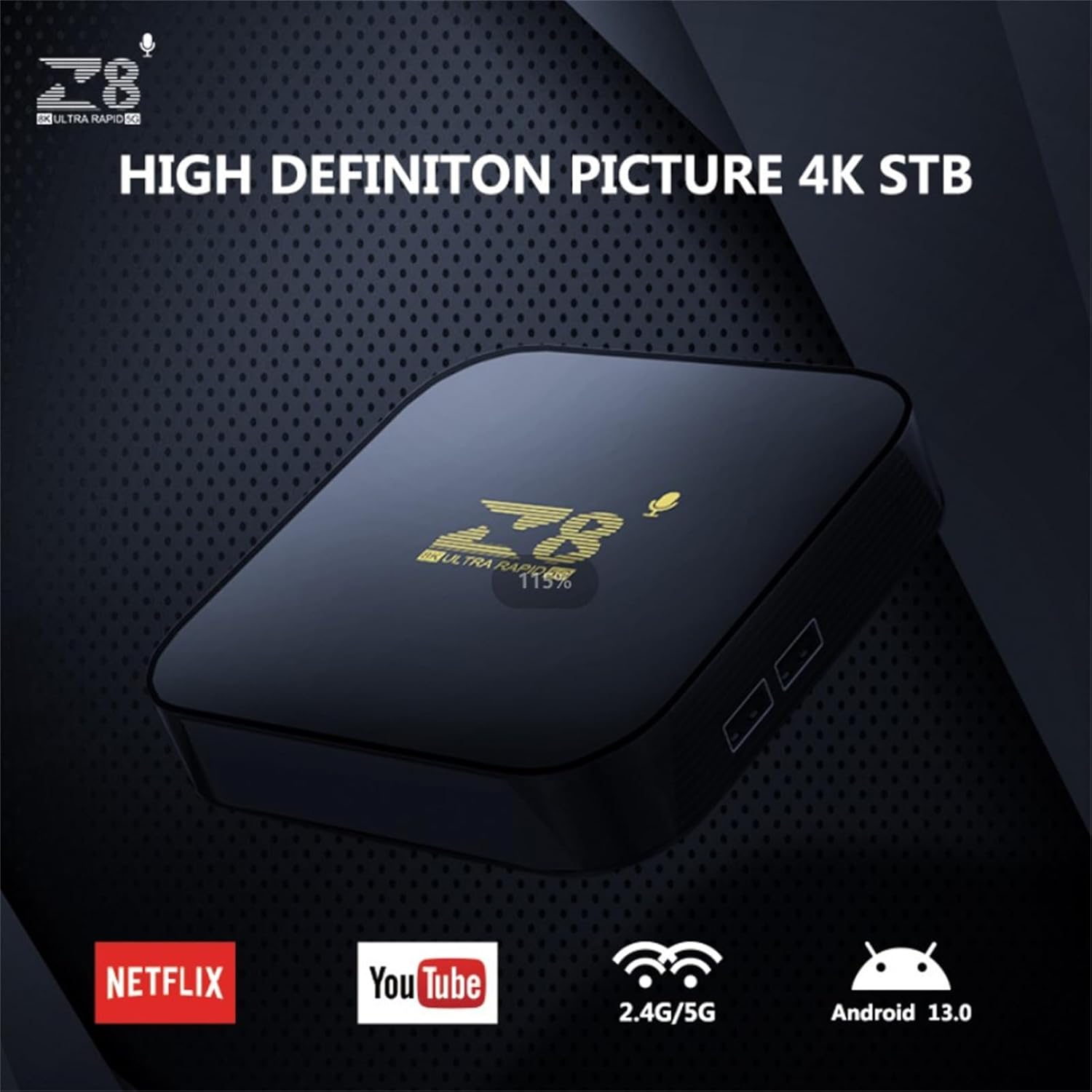 Remote control for WUYJTIF z8 S905L Smart TV Box with Google Assistant button