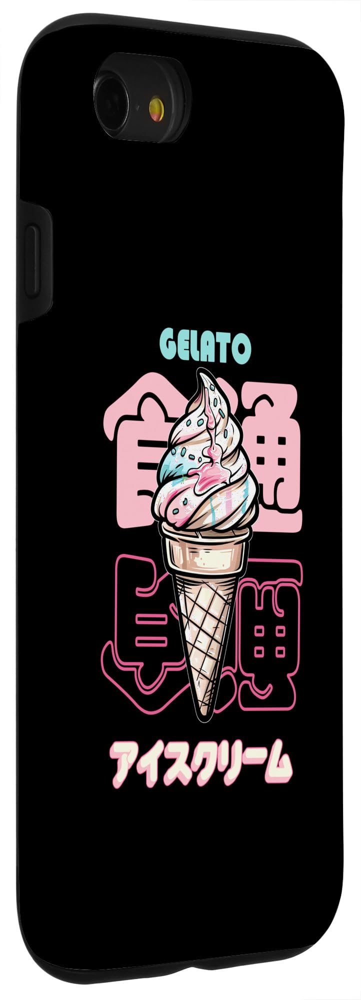 iPhone SE (2020) / 7 / 8 Gelato Japanese Streetwear Kanji Aesthetic Ice Cream Lover Case - Image 3