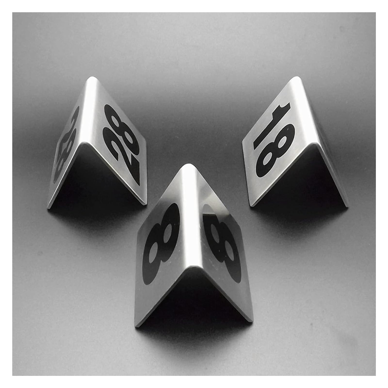 números de mesa, 1-50/1-100 Letreros de números mesa restaurante doble cara - Fuente en negrita fácil leer for una identificación Tarjetas numéricas/1 a 100(1 to 100)