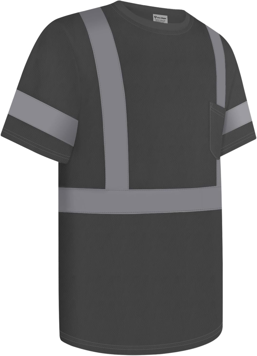 Hi Vis Shirts for Men Construction Class 3 High Visibility Shirts for Men, Hi Vis Reflective Safety T-Shirts for Men Women, Short Sleeve Work Shirts with Black Bottom, Yellow XL, 3PCS