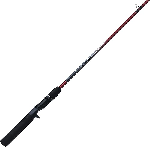 Zebco Z-Cast Casting Fishing Rod, 2-Piece Durable Z-Glass Fishing Pole, Comfortable EVA Rod Handle, Shock-Ring Guides