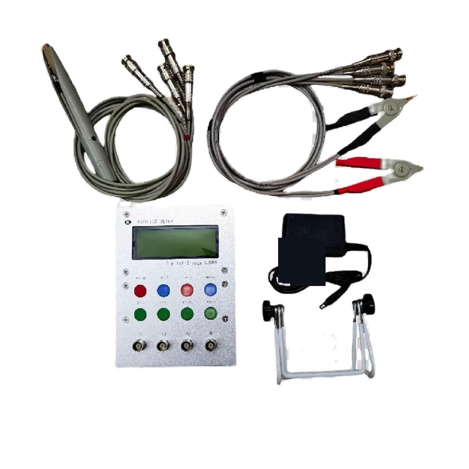 Probador de puente LCR, Comprobador de puente digital LCR, precisión de 0,3, comprobador de resistencia, inductancia y capacitancia(XJW01 Plug-in folder)