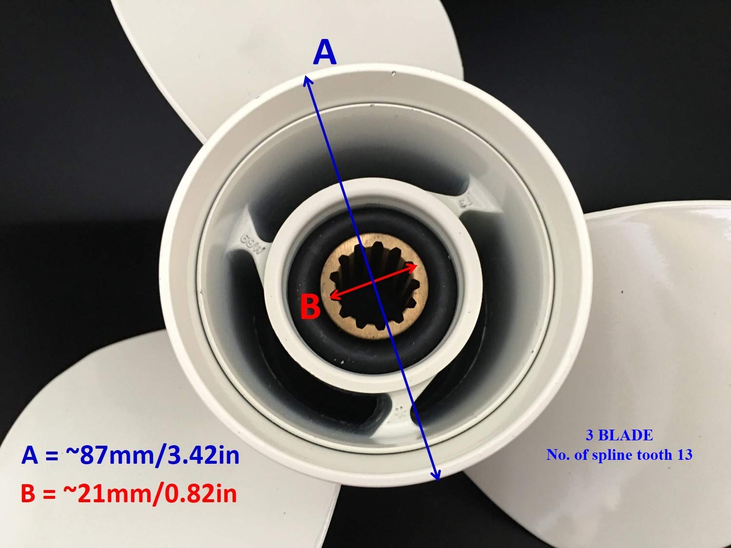 Boot Motor T40-04070000 Propeller für Parsun HDX Makara T40 T30 BM T36J T40J F30 F40 F60 Außenbordmotor