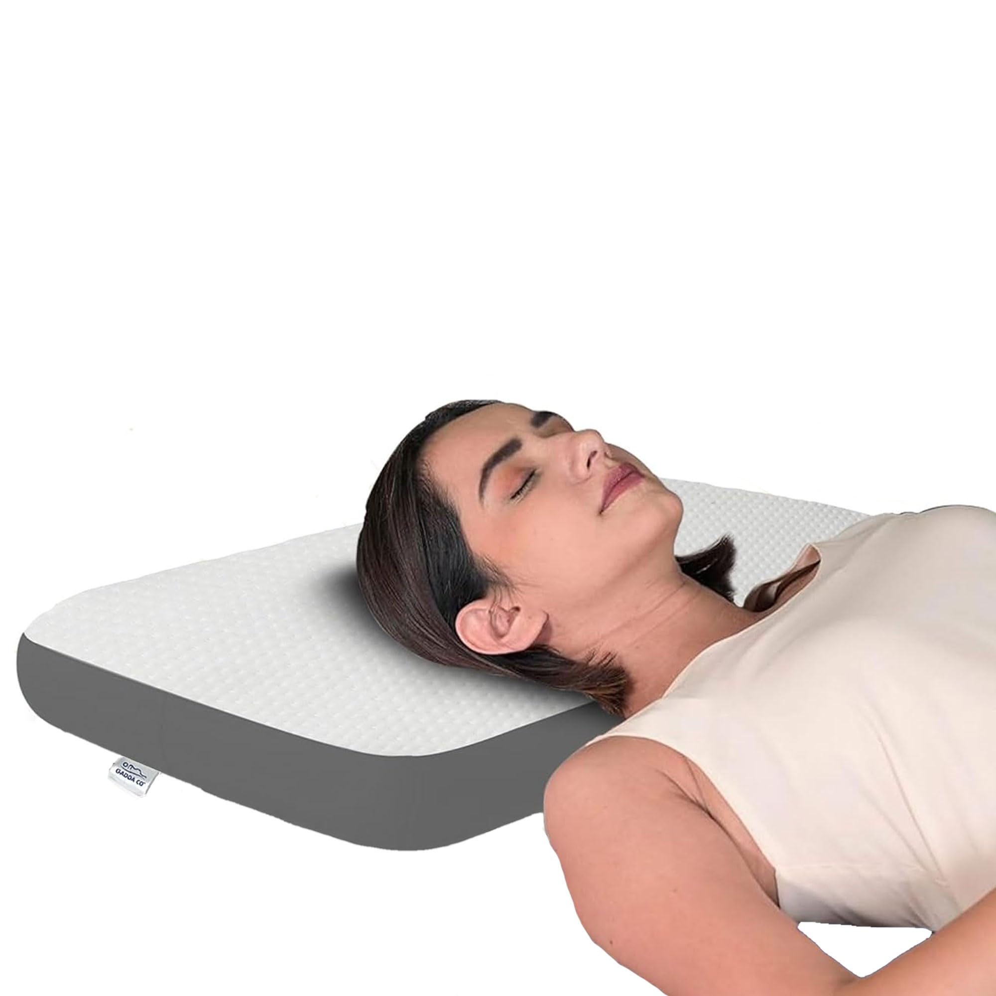 GADDA CO Memory Foam Pillows | 1 Year Warranty | Pillow for Neck Pain, Pillows for Sleeping, Orthopedic Pillow, Memory Foam Pillow, Size 23 x 16 Inches, White and Grey (B0DDCRSKBP) Amazon Price History, Amazon Price Tracker