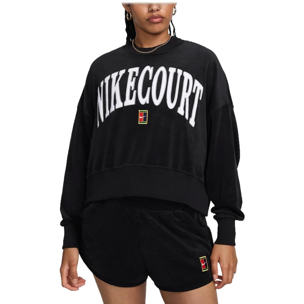 NikeCourt Heritage Women's Over-Oversized Crew-Neck Graphic