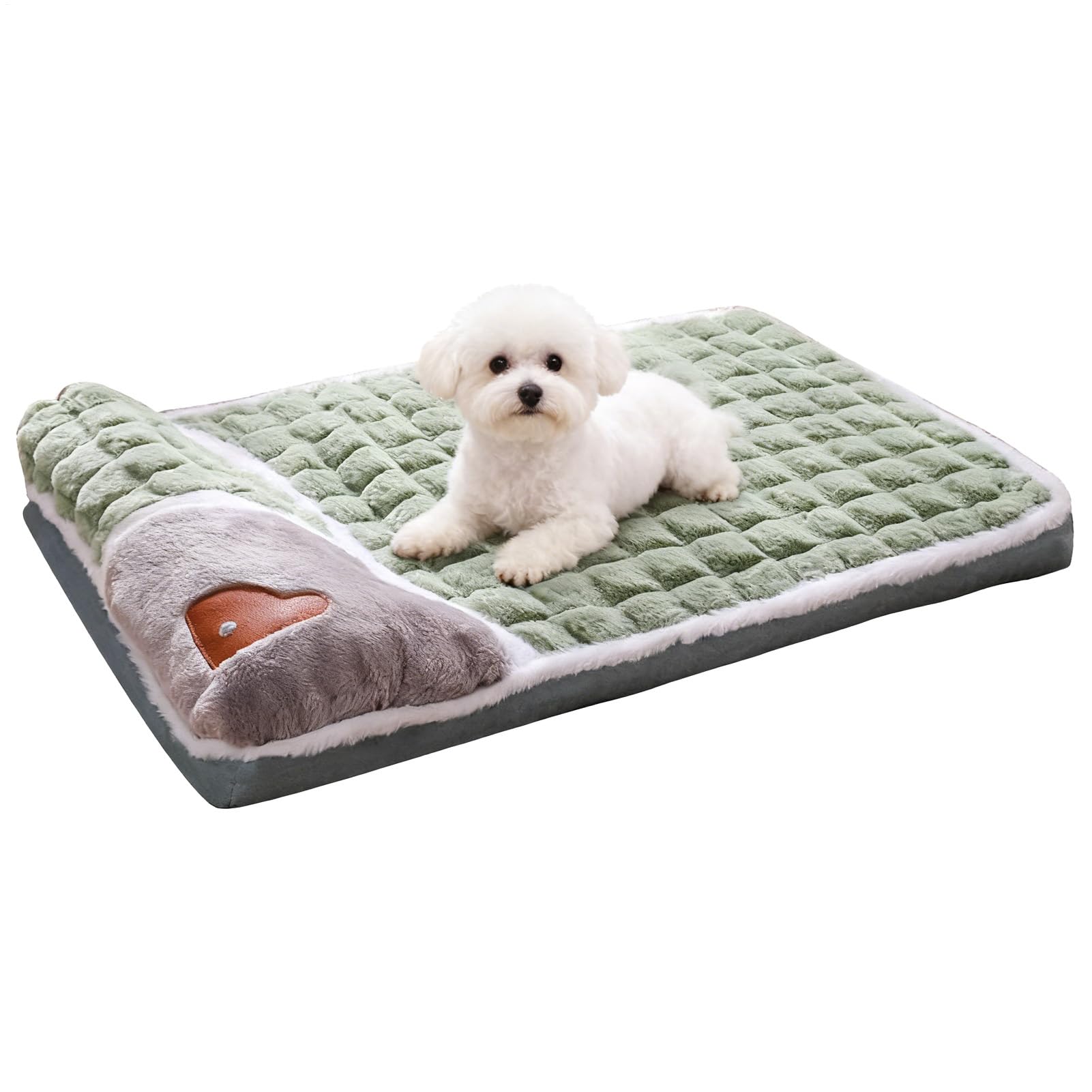 Tapis de lit pour chien amovible idéal pour camping voyage et canapé