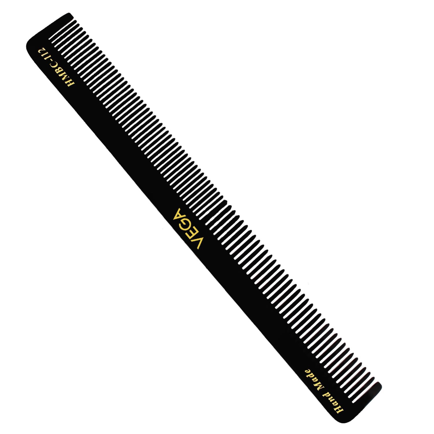 Vega Longitudinal General Grooming Hair Comb, (India's No.1* Hair Comb Brand)For Men and Women, Black, Handmade, (HMBC-112)-picture-12