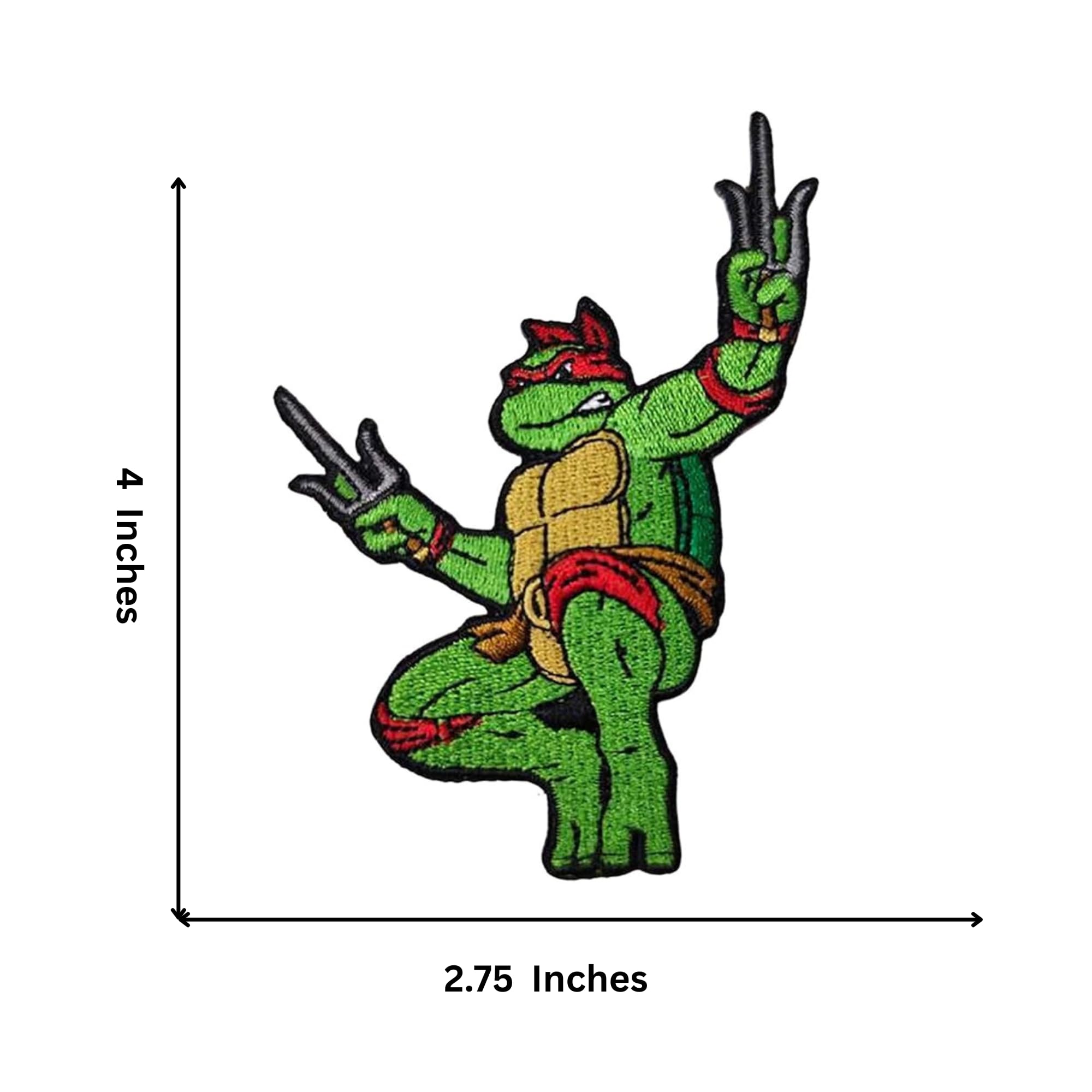 Amazon.com: Zen Monkey Studios x TMNT : Raphael 1980s Themed Iron