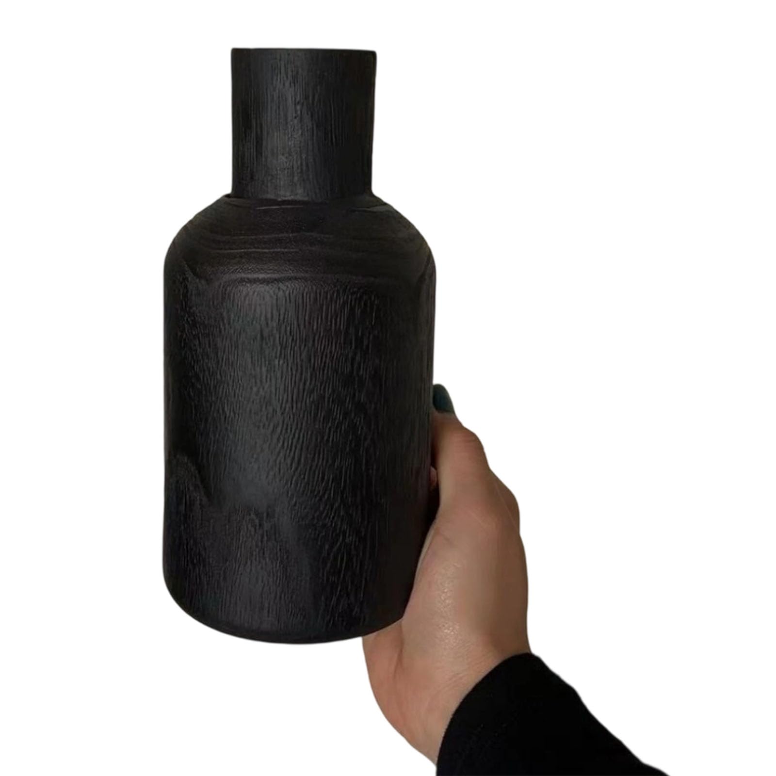 Kalttoy Farmhouses Wooden Vases with Natural Texture Flower Pots Container Decoration for Shelf Table Centerpieces Display Wooden Centerpieces Vases