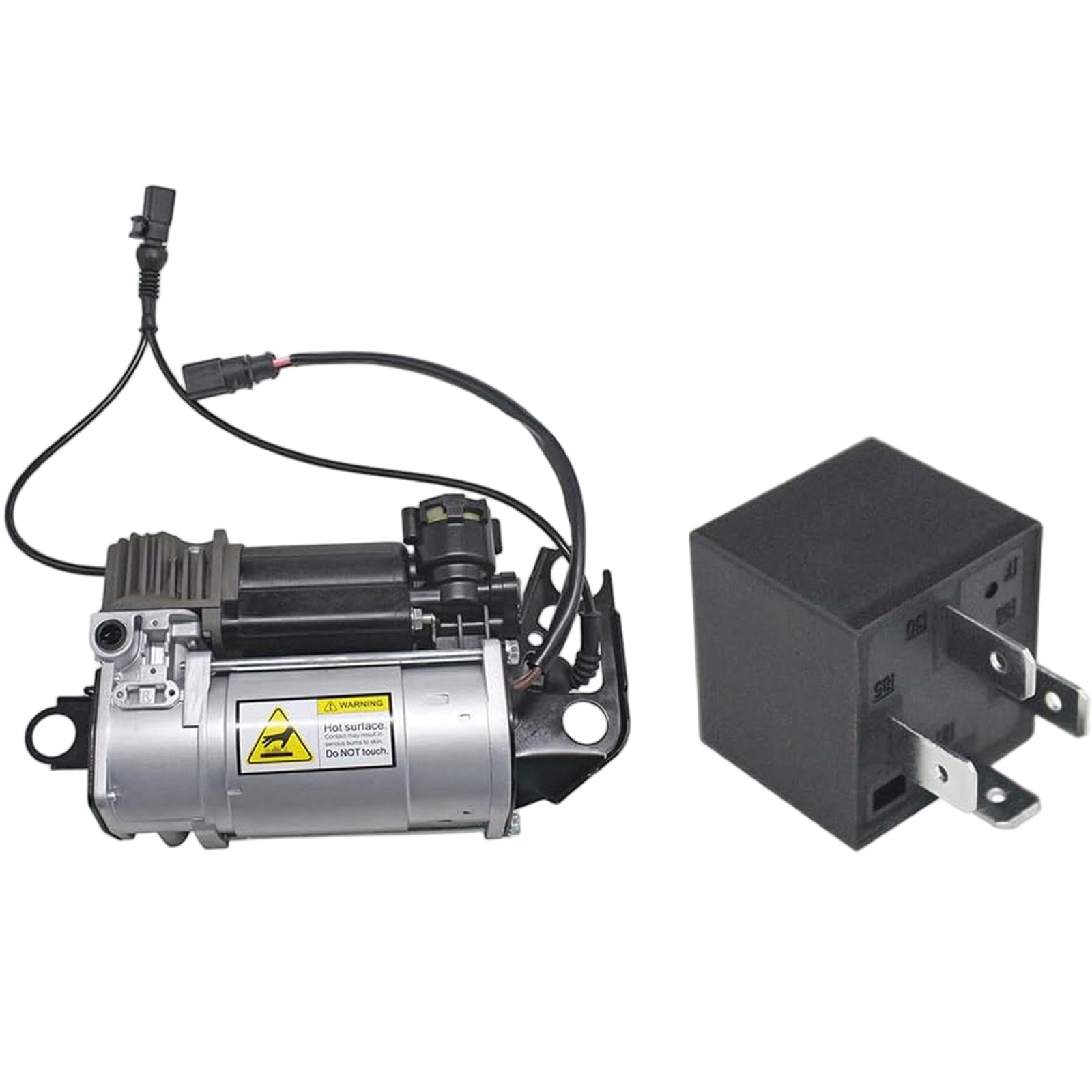 Air Suspension Compressor Pump with Relay for Audi Q7 2007-15 4L0698007B 2007-2015 7L8616007A 7L8616007C 7L8616007E 7L0698853