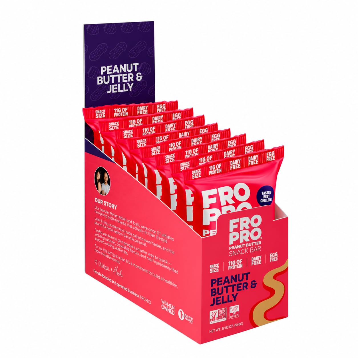 FROPRO Variety Sampler Plant Protein Bars, Gluten Free Snack Bars, 12 Pack — Amazon image 19