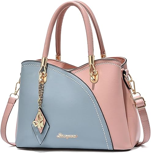 Miniatura 13 de Bolsos y carteras con asa superior, bolsas de hombro, bolsos mensajeros y de mano para damas 1-2-vino,1-1-caqui,1-2-vinos,1-3-rosa,1-5-azul,1-5-lp