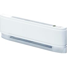 Dimplex 20" Connex Proportional Linear Convector Baseboard Heater With Built-In Thermostat Model: PC2005W31), 240/208V, 500/375W White