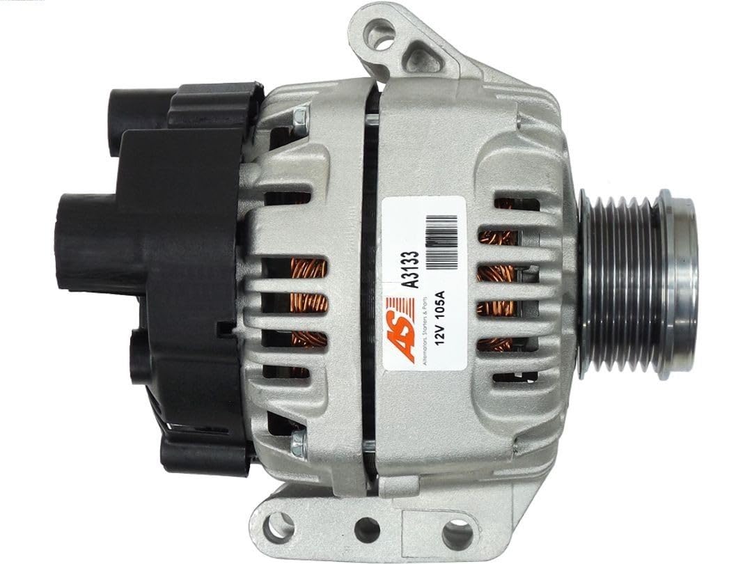 AS-PL Alternateur 105A dynamo avec poulie débrayable Compatible avec OPEL Corsa D 3/5 portes S07 51854916 1204429 46835095 A3133