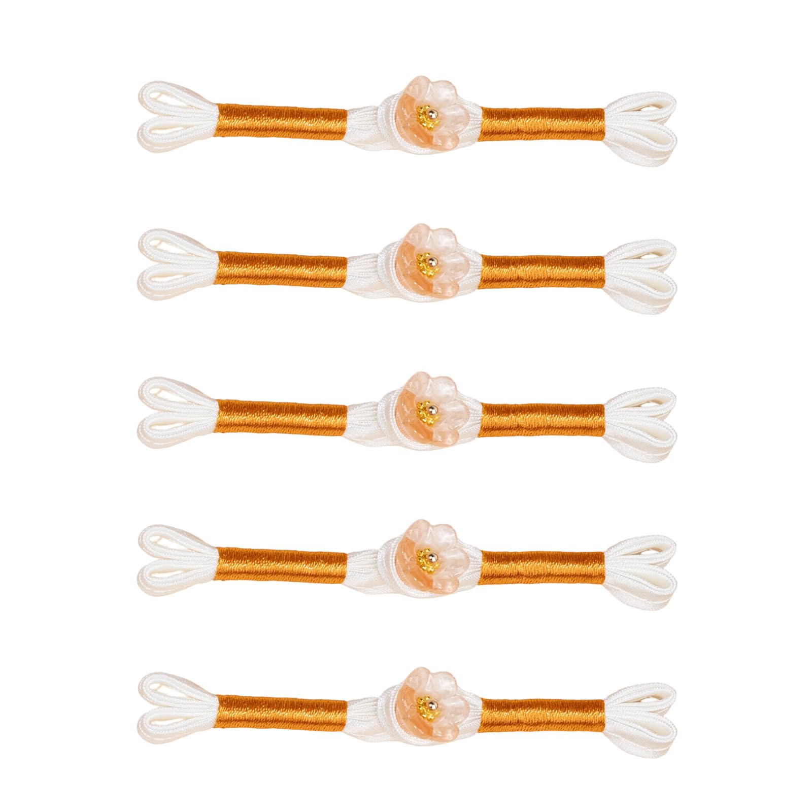 Jazuaiao 5Pcs Flower Button Cheongsam Knot Button Fasteners Chinese Closures Buttons for Chinese Cloaks Dress Sewing Craft Sewing Craft Supplies