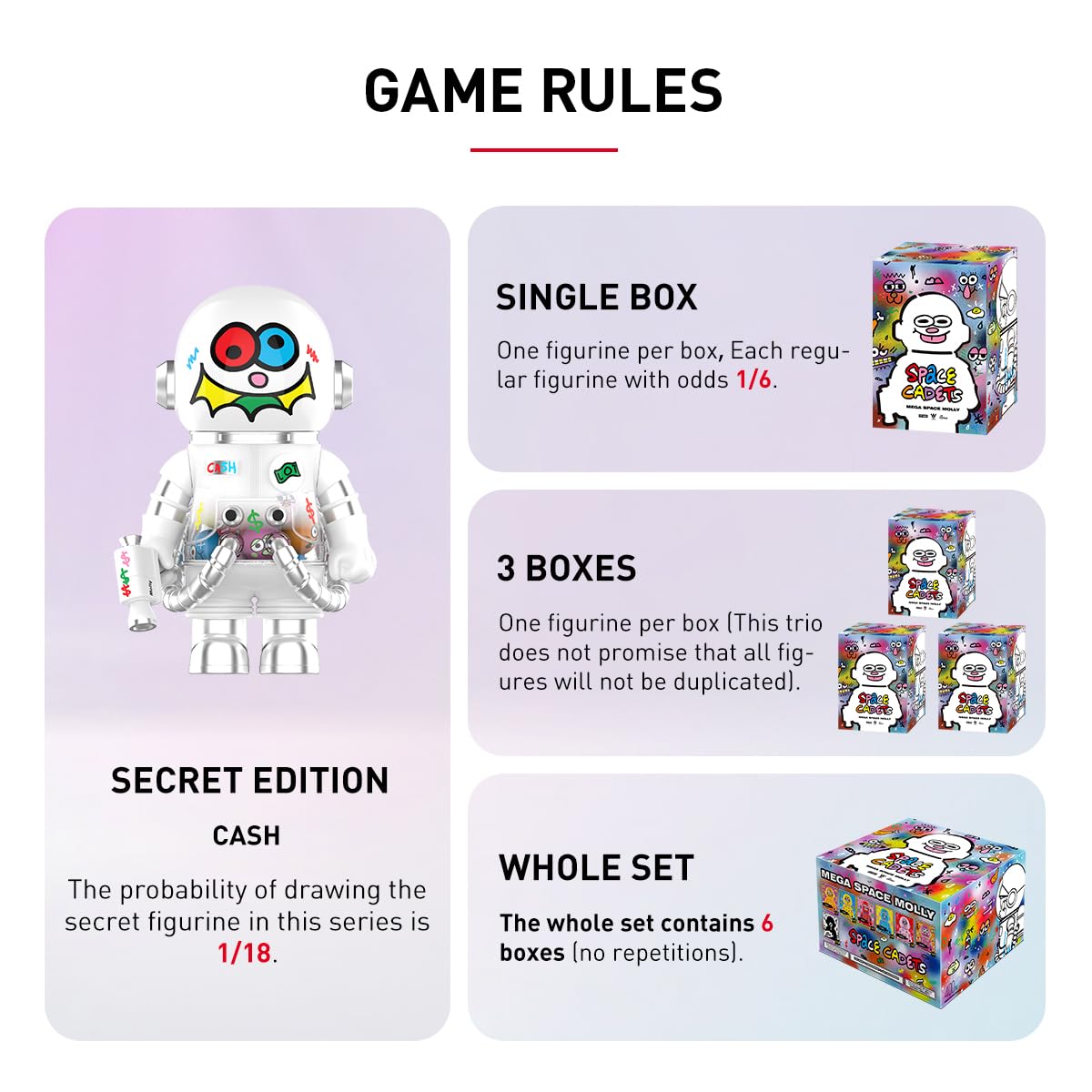 Amazon | POP MART MEGA SPACE MOLLY 400% JON BURGERMAN SPACE CADETS