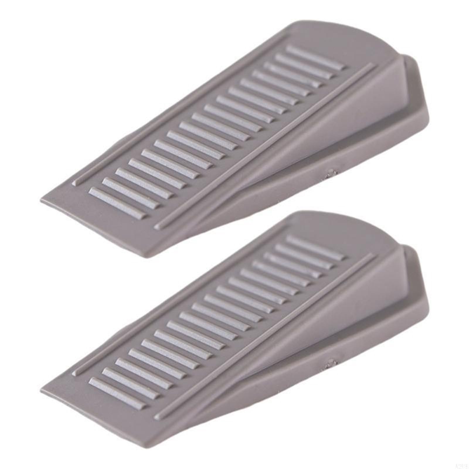 Iopklytf Grey Door Stopper 2Pcs Reusable Door Stoppers Block Wedge