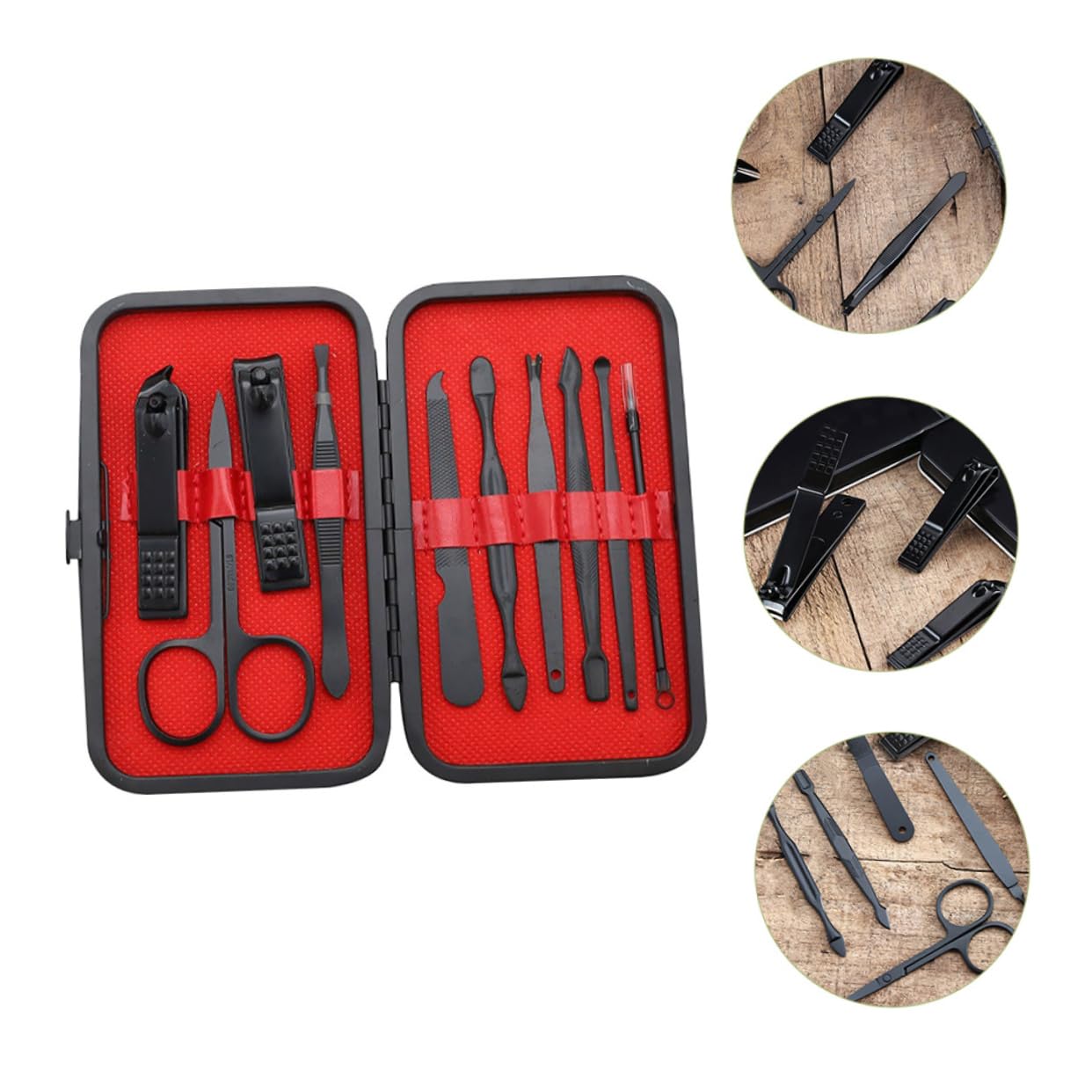 MAGICLULU 3 Set Manicure Set Di Chiodo Nail Kit Pedicure Kit Nail Grooming Kit Da Uomo Manicure Kit Kit Per La Cura Delle Unghie Major Nail Set Forbicine Per Unghie Suite