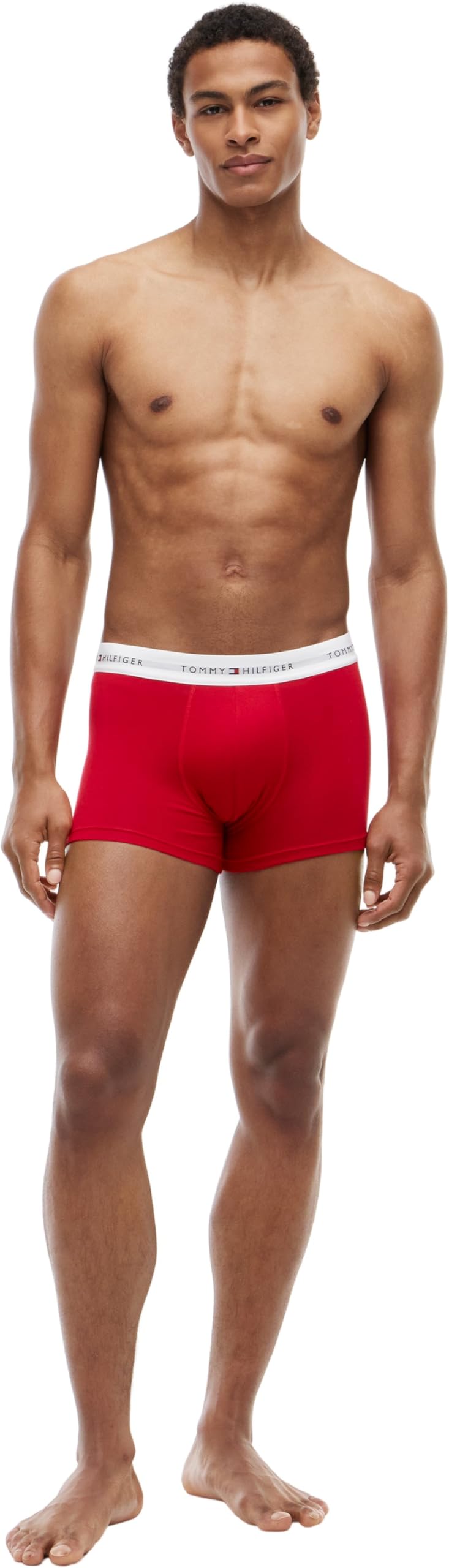 Tommy Hilfiger Boxers Caleçons Homme Lot de 3 Coton avec Stretch