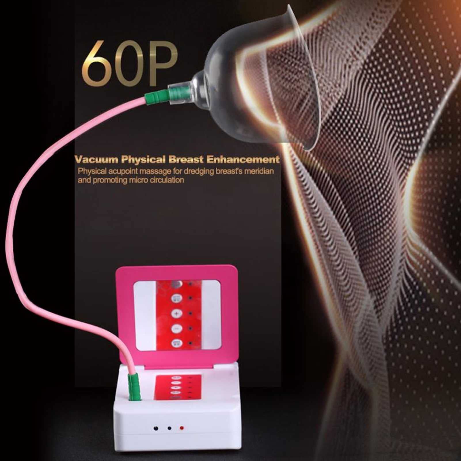 Électrique Masseur de Poitrine, Double Tasse Augmentation Mammaire Rapide, Masseur De Poitrine pour Promouvoir Le Développement du Sein Dispositif de Soins du Sein à Domicile