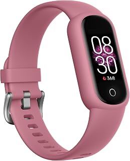 TOOBUR Fitness Tracker Watch with Heart Rate/Sleep Tracker/IP68 Waterproof, Activity Tracker with Pedometer Step Counter, Health Watch for Women with 14 Sports Compatible Android iOS, Parrot Pink
