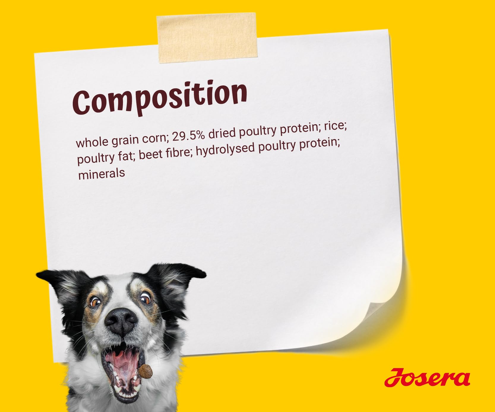 JOSERA Geflügel-Menü (1 x 12,5 kg) | Adult | Premium Trockenfutter für ausgewachsene Hunde | Geflügel & Mais/Reis | besonders gut verträglich | weizenfrei | Hundefutter | 1er Pack