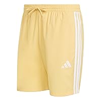 adidas Homme Essential Three Stripes Chelsea Base Short, Semi Ice Tangerine/White