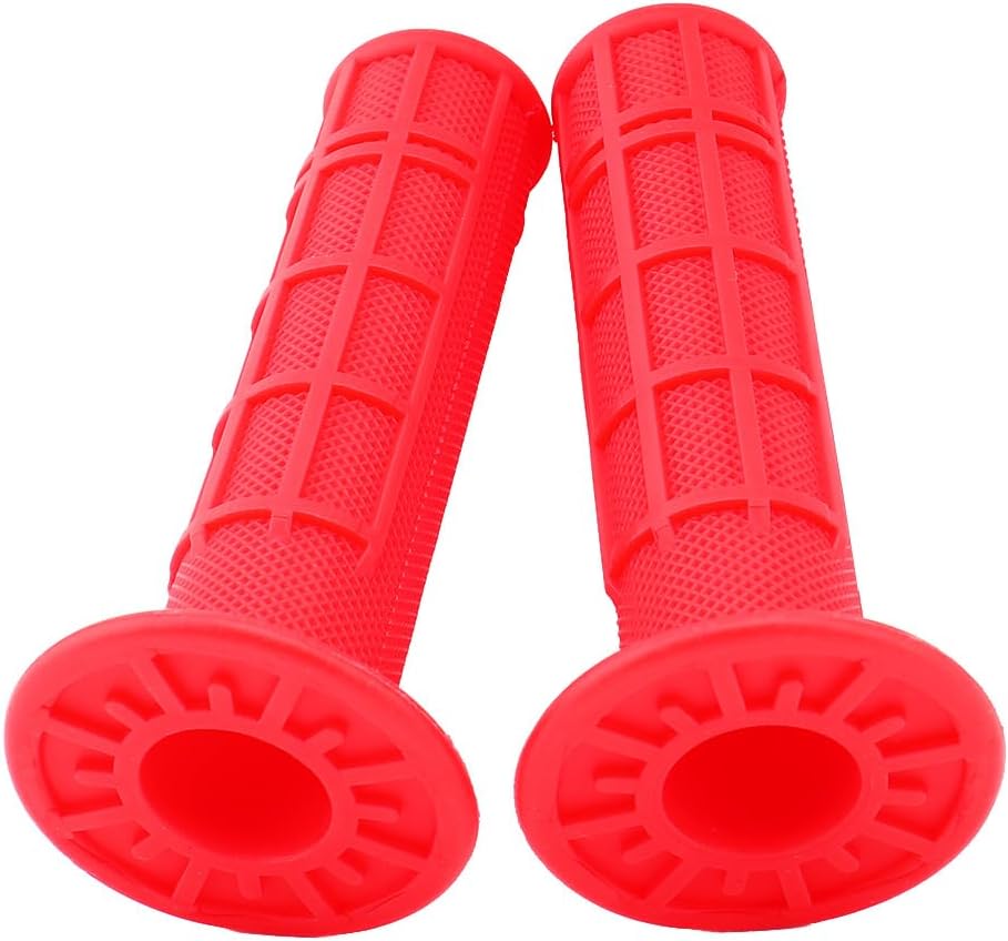 ATV Hand Grips 7/8" Soft Rubber Grip Compatible with ATV