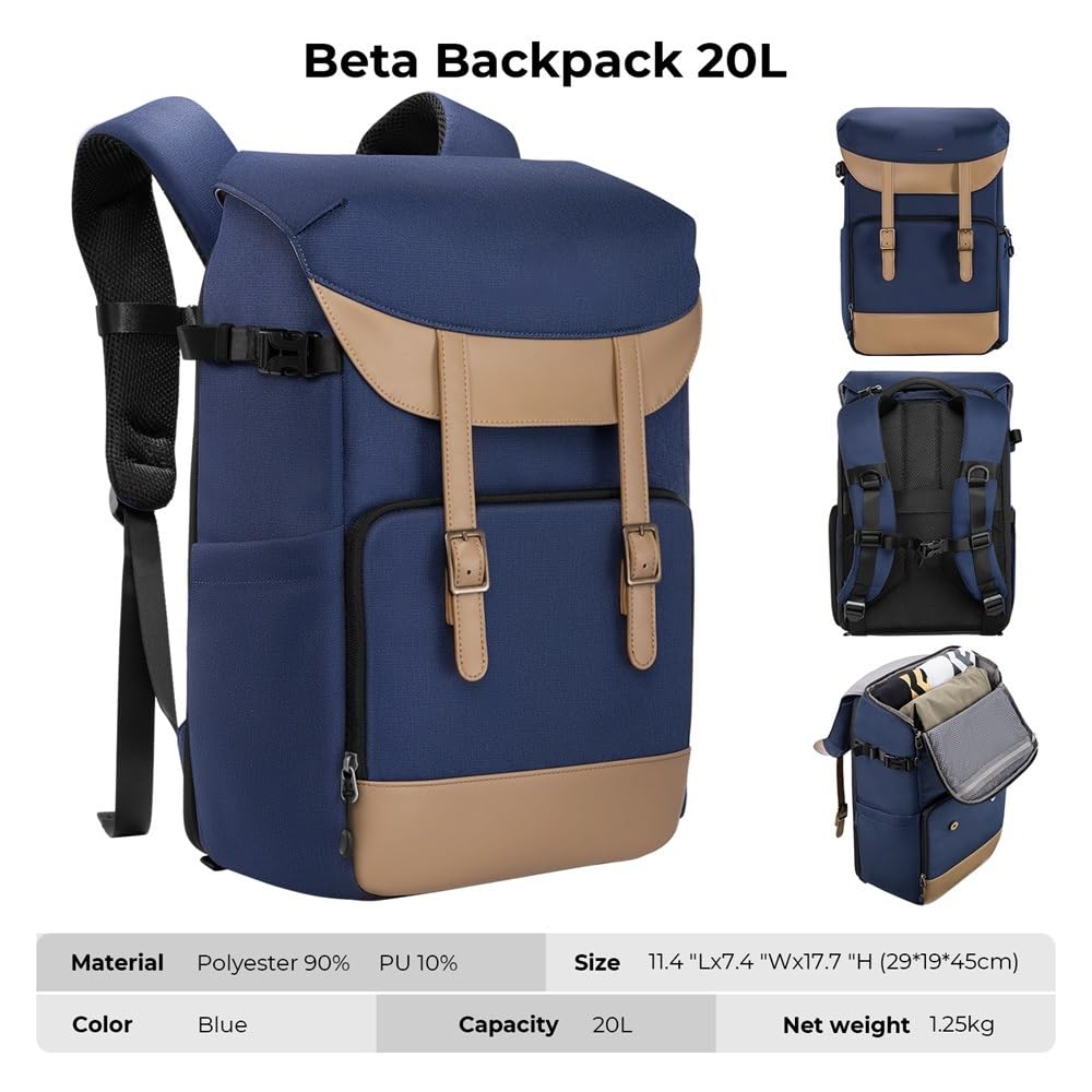 Borsa Reflex Zaino fotografico for viaggi all'aperto, escursionismo, fotografia, borsa 20L