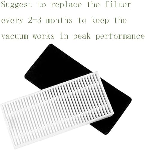 Miniatura 2 de Piezas de repuesto para Ecovacs DEEBOT N79 N79S DN622 Robot Aspirador - Cepillo principal, filtro, kit de accesorios de cepillo lateral