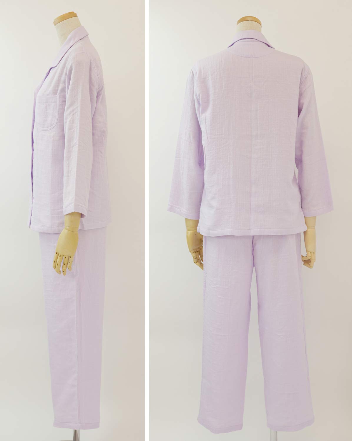 UCHINO 内野 ウチノ　マシュマロガーゼパジャマ　L　新品未使用　パープル Amazon.co.jp: 内野(UCHINO) パジャマ レディース マシュマロガーゼ