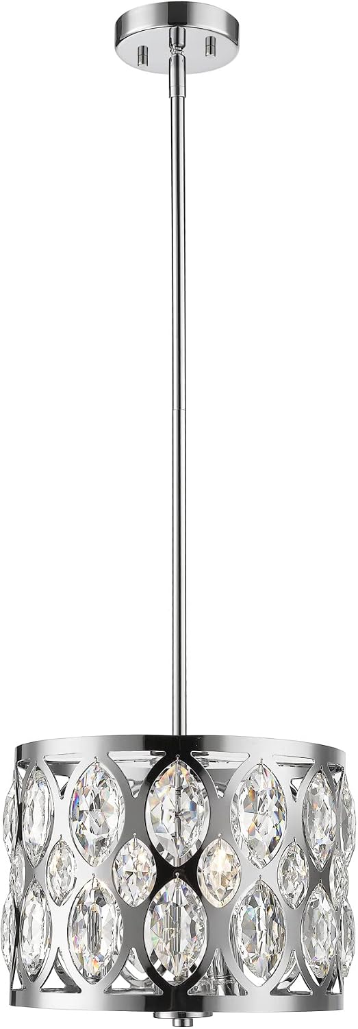 Z-Lite 6010-12CH 3 Light Chandelier, Chrome