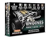 lifecolor rust and dust  Set LifeColor CS51 ENGINES - PERFECT METAL - SET3