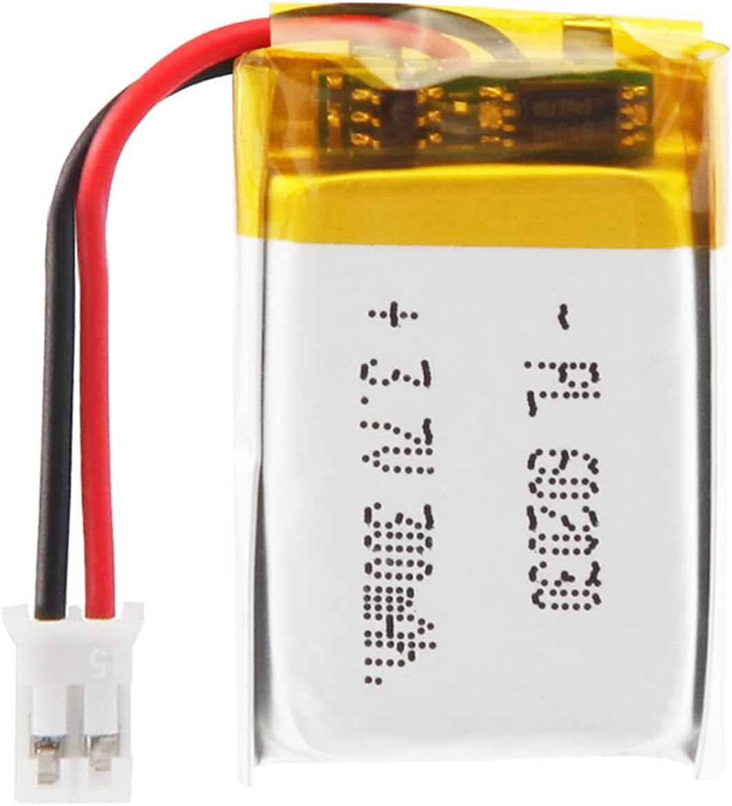 3.7V 300mAh Akku 602030 Lithium-Polymer-Ionen-Lithium-Ionen-Li-Po-Akku mit 2P-PH-Anschluss mit 2.0 mm Rastermaß
