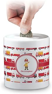 Firetrucks Coin Bank (Personalized)