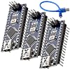 AZDelivery 3 x Nano V3.0 CH340 Chip Klaar Gesoldeerd, Verbeterde Versie met USB-kabel, 100% Nano V3 compatibel Inclusief…